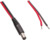 DC-Anschlusskabel, DC-Stecker gerade 1,35x3,5 mm, rot/schwarz, 0,3 m