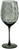 Rotweinglas Benice; 580ml, 7.2x24 cm (ØxH); grau; 4 Stk/Pck