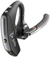POLY Voyager 5200 In Ear headset Bluetooth® Mono Fekete Headset, Mono, Fülkengyel