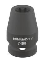 Matador Schraubwerkzeuge Matador 74900100 Külső kerek hatlap (TX) Ütvefúró dugókulcs betét E 10 1/2 (12,5 mm)