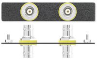 Single Space AAP - Black: Two , BNC Female to Female Barrels ,