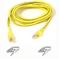 RJ45 CAT-6 Snagless UTP Patch Cable 5m yellow