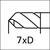 Spiralbohrer SL WN VHM FIRE Innenkühlung Schaft HE 7xD 3,10mm GÜHRING