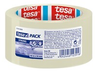 tesa® tesapack Strong Verpakkingstape PP, 50 mm x 66 m, Transparant (pak 6 x 66 meter)