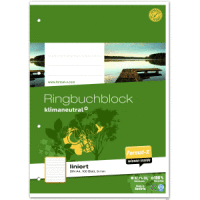 Ringbuchblock A4 70g 100 Blatt 9mm liniert