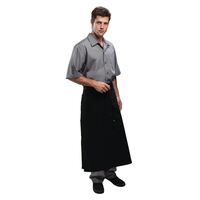 Chef Works Unisex Professional Apron in Black Size 840x710mm