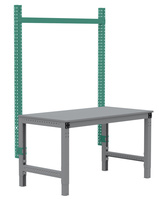 Aufbauportal ohne Ausleger für MULTIPLAN Anbautische mit einer Tischbreite von 1000, Nutzhöhe 1254 mm, in Graugrün HF 0001 | AZK1219.0001