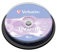 BOB. 10 DVD+R AZO VERBATIM 16X 4.7GB