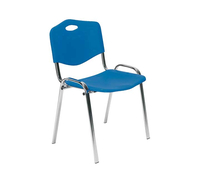 SILLA COLEC. ISO PLASTIC ALUMINIO AZUL