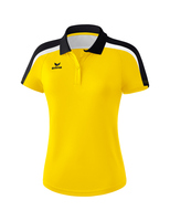 Liga 2.0 Poloshirt 44 gelb/schwarz/weiß