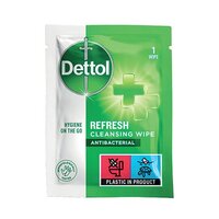 Dettol Antibacterial Cleansing Wipe Single Individual Pack (Pack of 600) 3184324