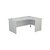 Jemini Radial Right Hand Panel End Desk 1800x1200x730mm White KF805212