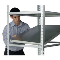 Boltless galvanised steel shelving - up to 250kg - Additional shelves