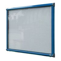 Shield® External lockable IP55 noticeboard showcase - Coloured frame