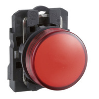 Leuchtmelder, rot, +LED 24V AC/DC
