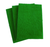 ROEBUCK 77696087681 F2510 GENERAL PURPOSE NONWOVEN GREEN HAND PAD PK10