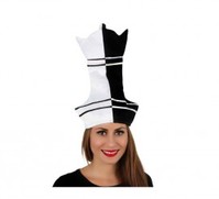 Sombrero en forma de Reina de Ficha del Ajedrez T.Universal