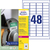 Ultra-Resistente Folien-Etiketten, A4, 45,7 x 21,2 mm, 40 Bogen/1.920 Etiketten, weiß