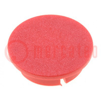 Cap; plastic; red; push-in; G4311.6131