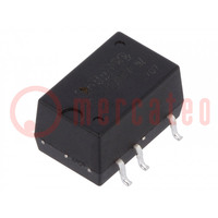 Converter: DC/DC; 1W; Uin: 10.8÷13.2V; Uout: 9VDC; Iout: 111mA; SMT