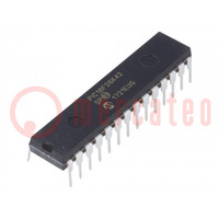 IC: microcontroller PIC; 64kB; 64MHz; 2,3÷5,5VDC; THT; DIP28; PIC18