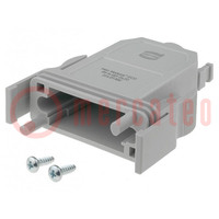 Enclosure: for HDC connectors; Han-Modular® ECO; for cable; IP20