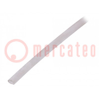 Insulating tube; silicone; transparent; -50÷200°C; Øint: 12mm