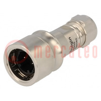 Connector: circular; plug; male; PIN: 2; Buccaneer 6000; for cable