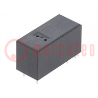 Relay: electromagnetic; DPST-NO; Ucoil: 5VDC; Icontacts max: 8A