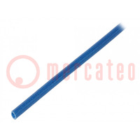 Elektromosan szigetelő cső; üvegszál; kék; -20÷155°C; Øbelső: 2mm