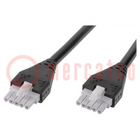 Cable; Mini-Fit Jr; hembra; PIN: 5; Long: 0,5m; 6A; Aislamiento: PVC