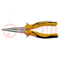 Pliers; half-rounded nose; 160mm