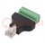 Adapter; PIN: 8; terminal block,RJ45 plug; screw terminal
