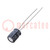 Capacitor: electrolytic; THT; 22uF; 25VDC; Ø5x7mm; Pitch: 2mm; ±20%