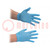 Gants de protection; ESD; S; 50set; Application: cleanroom; bleu