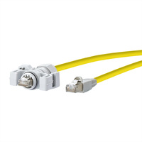 METZ CONNECT E-DAT Industry Patchkabel V6, IP67 - RJ45, 15 m