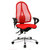 TOPSTAR Sitness 15 Bürostuhl, mit Armlehnen, Belastbar bis 110 kg, Gewicht: 18,4 Version: 03 - rot