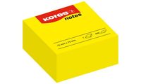 Kores Haftnotizen Würfel "notes", 75 x 75 mm, blanko, gelb (5646074)