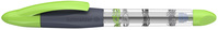 Patronenroller Base Ball, M, königsblau, transp. Schaft mit grau-grünem Aufdruck