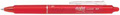 Pilot FriXion Ball Clicker roller, rétractable, pointe medium, 0,7 mm, rouge