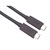 PREMIUMCORD Kábel USB 4, Thunderbolt, 40Gbps, 8K@60Hz, C - C, M/M, 1m, fekete