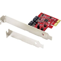 RENKFORCE RF-4679590 2 PORTS CONTRÔLEUR RAID PCIE X4 CONVIENT POUR (SSD): SATA SSD AVEC ÉQUERRE DE SLOT LOW PROFILE