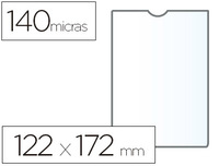 FUNDA PORTA DOCUMENTO PVC 122X172 MM (140 MICRAS) TRANSPARENTE DE ESSELTE -1 UNIDAD