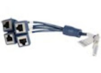Hewlett Packard Enterprise Cable de enrutador HPE FlexNetwork X260 Mini D-28 a 4-RJ45 de 0.3 m