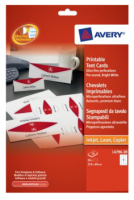 Avery L4796-20 non-metallic nameplate White Paper