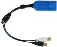 Raritan Digital HDMI, USB CIM cable para video, teclado y ratón (kvm) Multicolor, Negro 0,3 m
