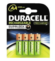 Duracell NiMH, AA, 2400 mAh Batterie rechargeable Hybrides nickel-métal (NiMH)
