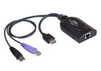 ATEN KA7168 cable para video, teclado y ratón (kvm) Negro
