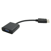 VALUE 12.99.3135 adaptador de cable de vídeo 150 m VGA (D-Sub) DisplayPort Negro