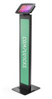 Compulocks iPad mini 8.3" Space Enclosure Brandable Floor Stand Black